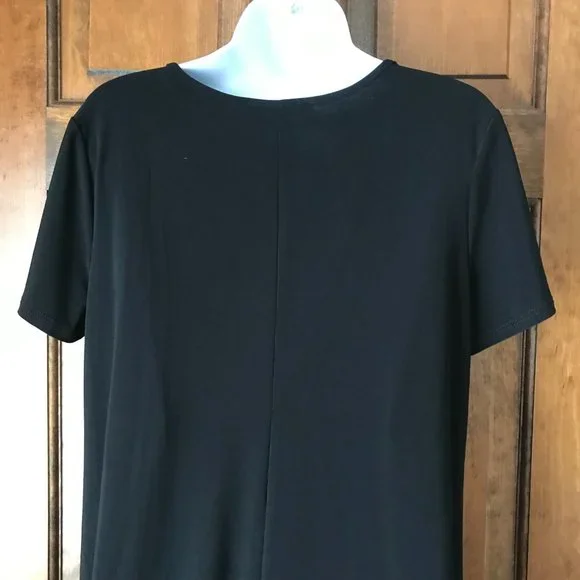 Nic and Nash Black & White Short Sleeve Dress Large - Picture 7 of 9
